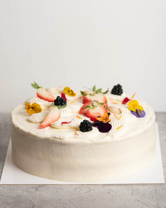 CHANTILLY DE VAINILLA DE MADAGASCAR Y FRESAS