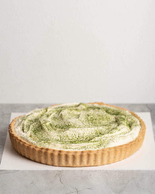 TARTALETA DE MATCHA Y CHOCOLATE BLANCO